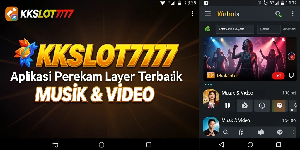 Tampilan antarmuka KKSLOT777 yang modern dan intuitif untuk perekaman layar.